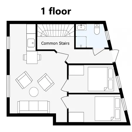Homerentals - Behind Bryggen & Historic Cobblestone Streets - 2 Floor Renovated From February 2025 3* Μπέργκεν