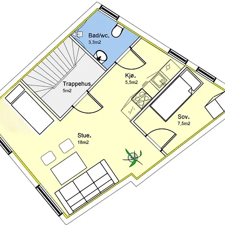 Lägenhetshotell Homerentals - Behind Bryggen & Historic Cobblestone Streets - 2 Floor Renovated From February 2025 *