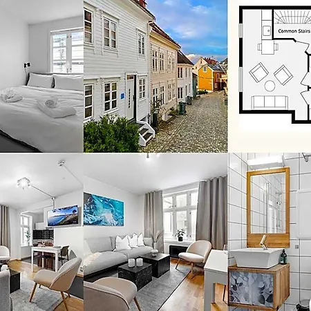 Apartmanhotel Homerentals - Behind Bryggen & Historic Cobblestone Streets - 2 Floor Renovated From February 2025 Bergen